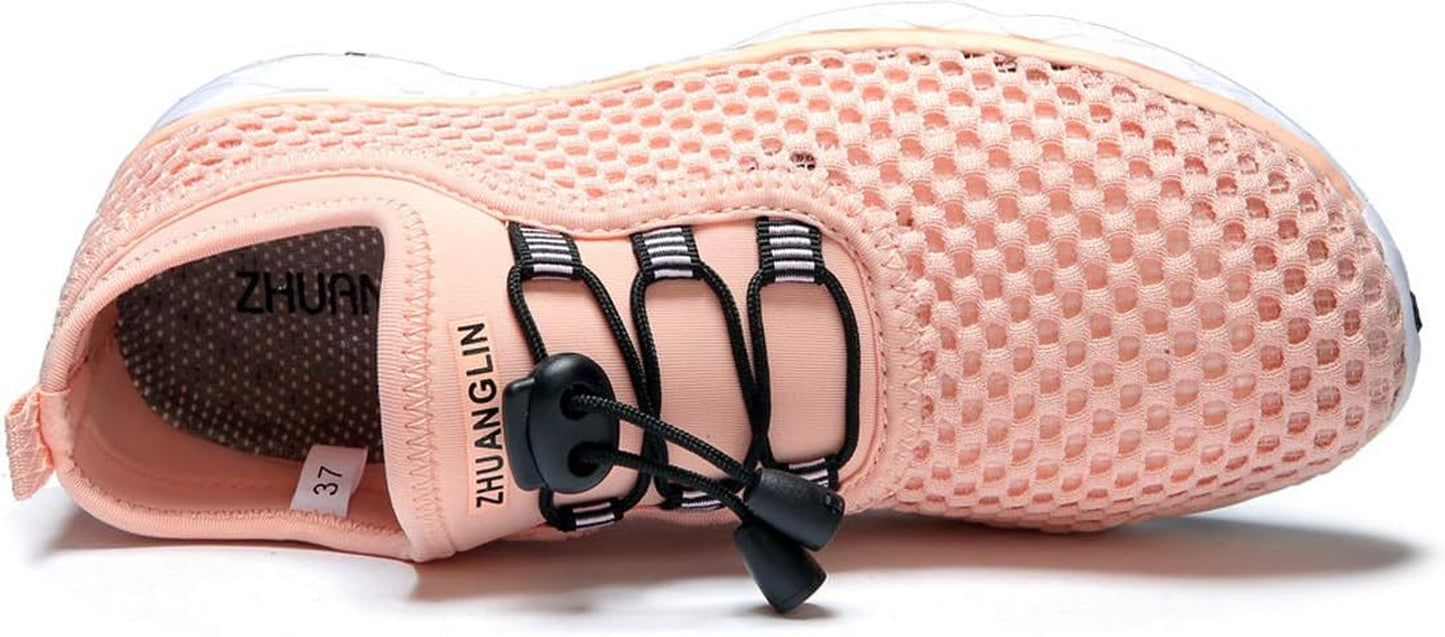 Women'S Quick Drying Aqua Water Shoes,3-Second Drainage & All-Terrain for Swimming,Hiking,Yoga