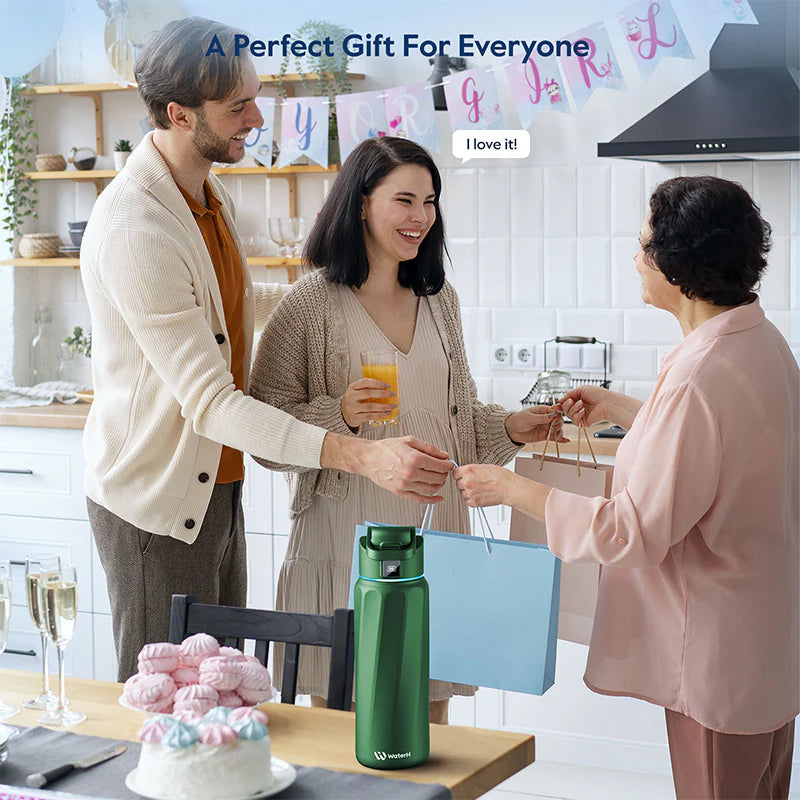 Waterh Boost Smart Water Bottle: 32 Oz Hydration Tracker with APP & Insulation